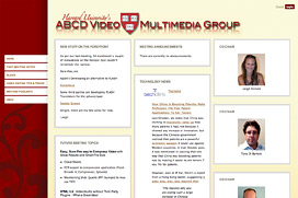 harvard university abcd video multimedia group web site